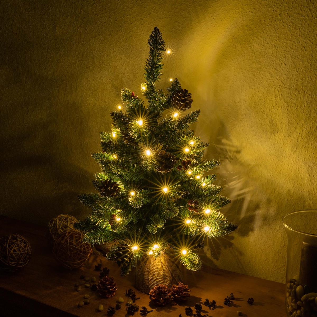 LED-Weihnachtsbaum mit Timer