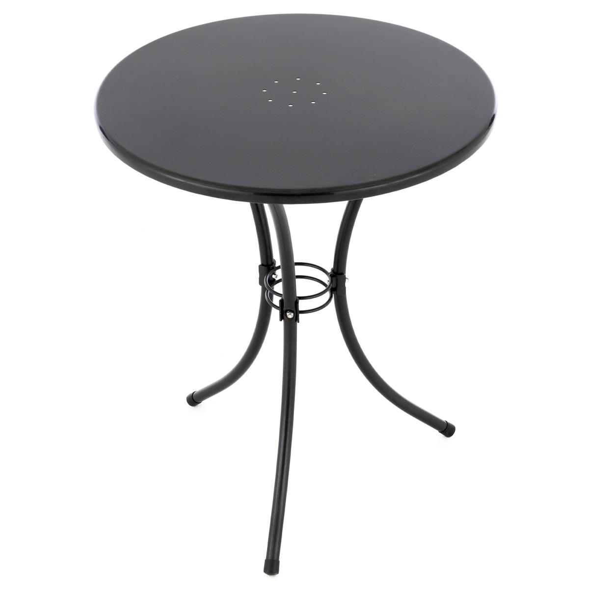 Bistrotisch Balkontisch Gartentisch Gartenmöbel Tisch Metall CLASSIC 60cm rund 