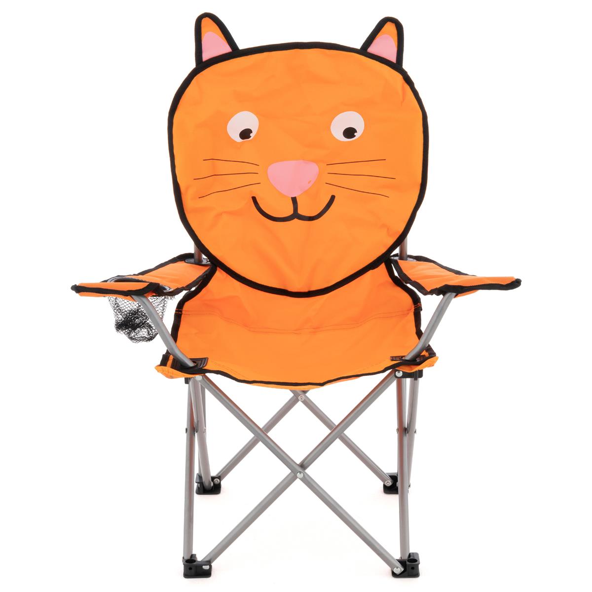 Kinder Campingstuhl Kinderstuhl faltbar lustiges Motiv Katze