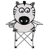 Kinder Campingstuhl Kinderstuhl faltbar lustiges Motiv Zebra