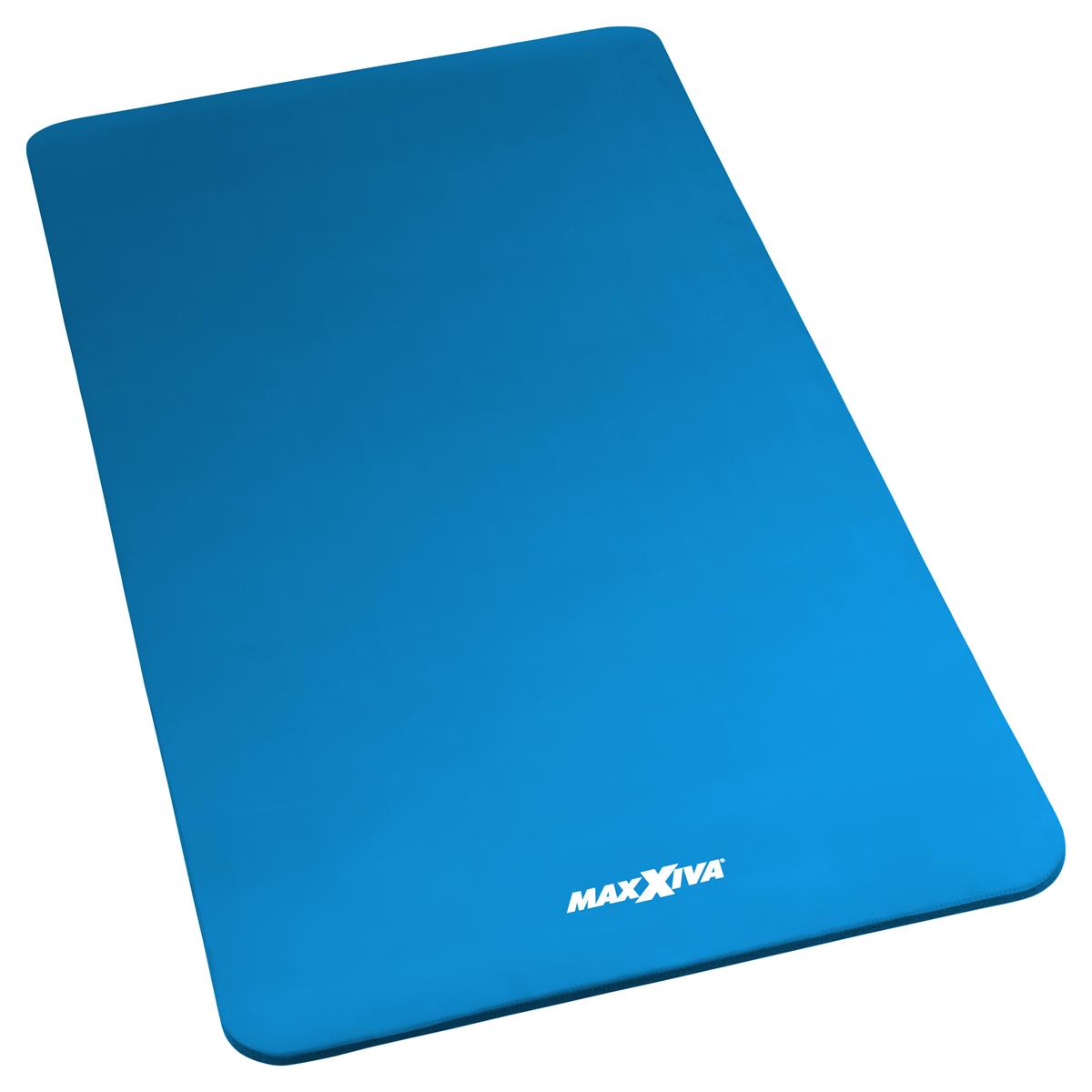 MAXXIVA Yogamatte Gymnastikmatte Fitnessmatte 190x100x1,5 cm blau schadstofffrei