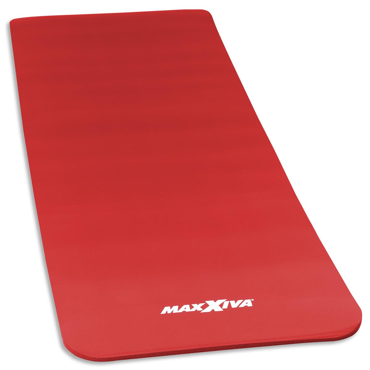 MAXXIVA Yogamatte Gymnastikmatte Fitnessmatte 190x60x1,5 cm rot schadstofffrei