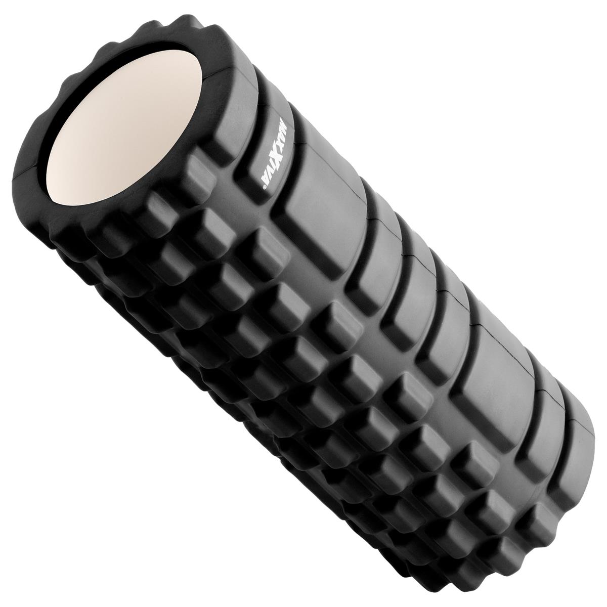 MAXXIVA Massagerolle schwarz 33x14 cm Faszienrolle Trainings-Rolle Fitness