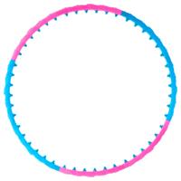 MAXXIVA Hula Hoop Reifen Blau Pink Ø 100 cm Erwachsene Fitness 48 Magnete