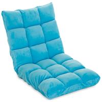 Relax-Lounger Bodenstuhl 60x52x53cm hellblau Bodensofa verstellbar Relax-Sofa