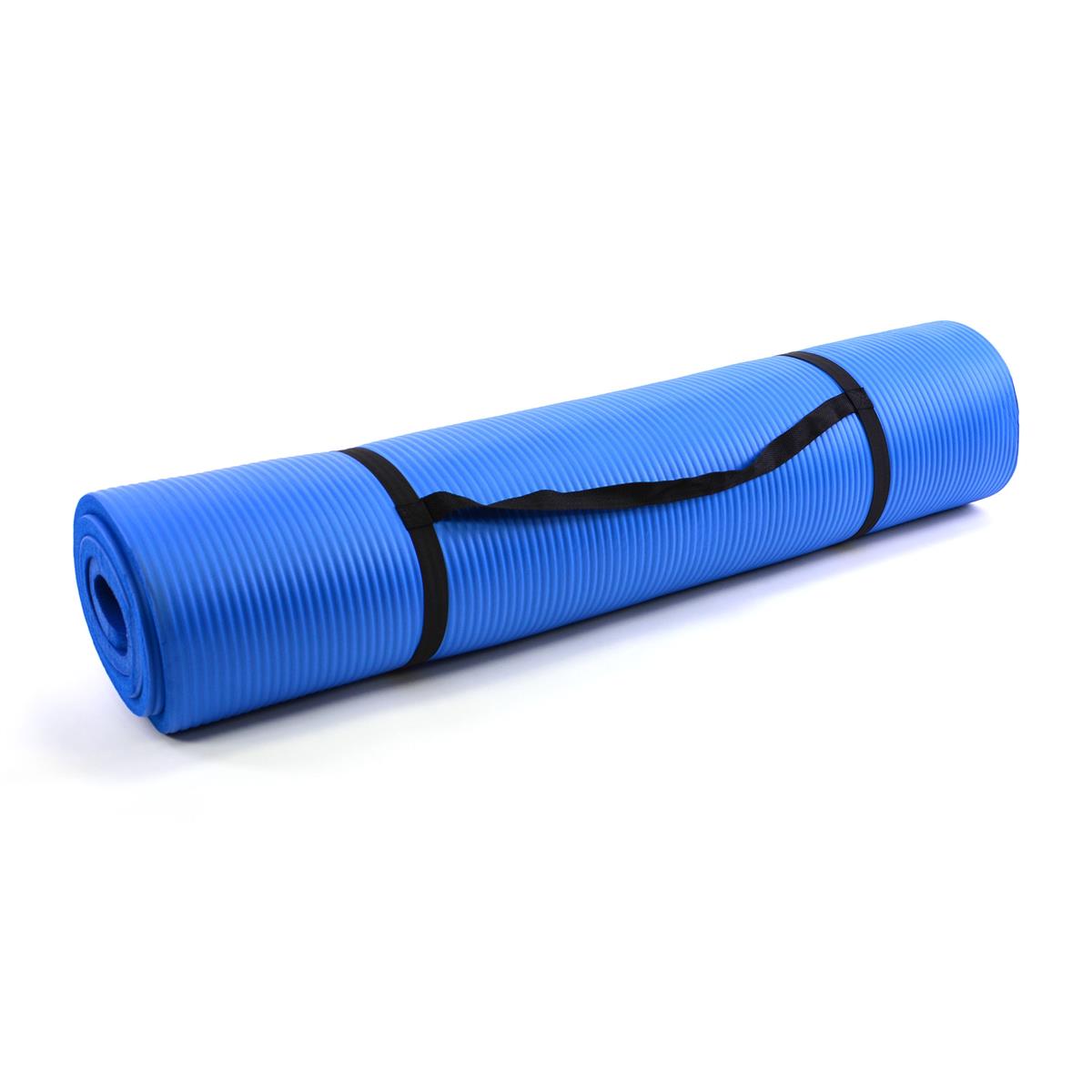 Yogamatte Gymnastikmatte Fitnessmatte 190 x 102 x 1,5 cm blau schadstofffrei