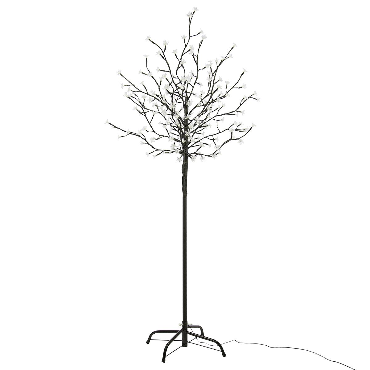 LED-Kirschblütenbaum Kirschbaum 150cm hoch mit 200 LED warm weiß außen