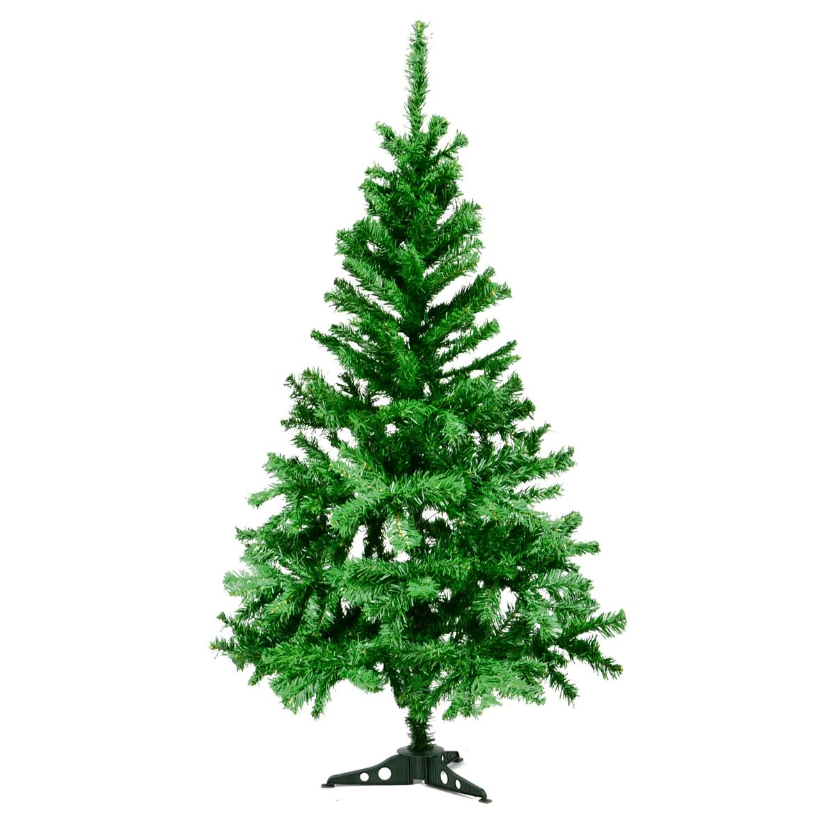 künstlicher Weihnachtsbaum grün Christbaum 150 cm 412 Spitzen mit Ständer Tanne