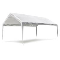 Ersatzdach Dachplane für Partyzelt Pavillon Zelt Festzelt PE 4 x 6m weiß