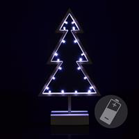 20 LED Dekoleuchte Baum kalt weiß Weihnachtsbaum Lichterbaum Dekobaum 38 cm