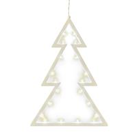 20 LED Fensterbild Baum Leuchtfarbe warm weiß Weihnachtsbaum Dekobaum Fensterschmuck Fensterdeko