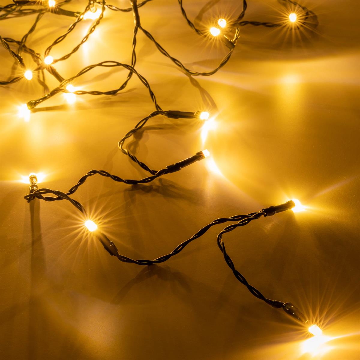 LED-Deko-Tau warmweiß Beleuchtung Lichterkette Wohnen