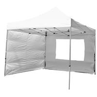 PROFI Falt Pavillon mit 4 Seitenteilen 3x3m weiß wasserdichtes Dach Partyzelt
