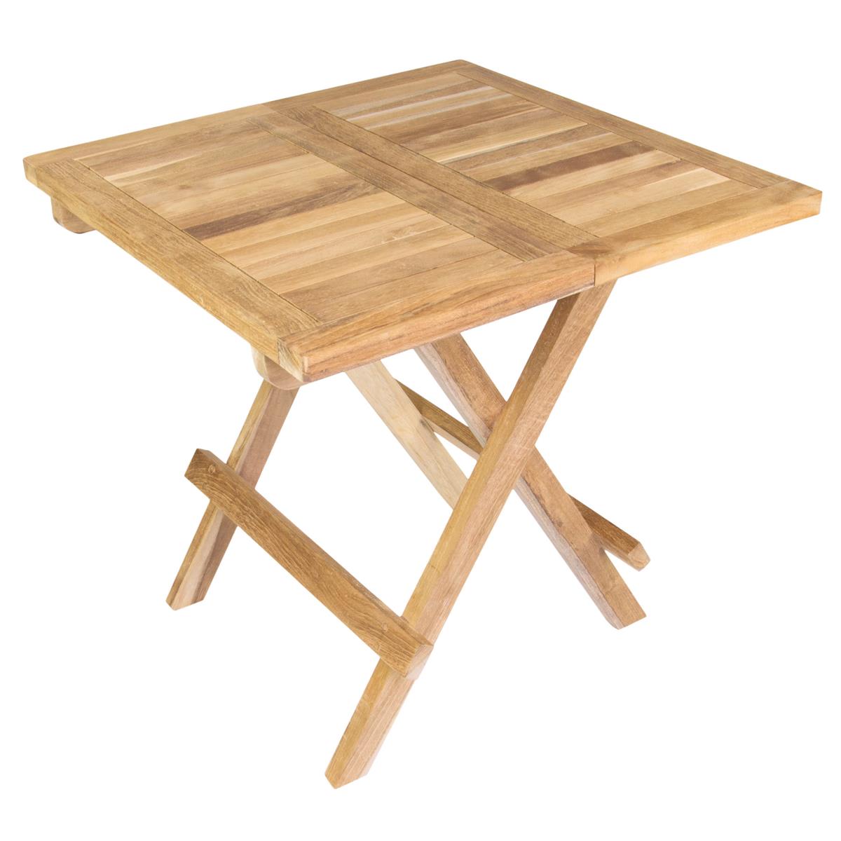 Tisch Beistelltisch Gartentisch 50x50 Teak